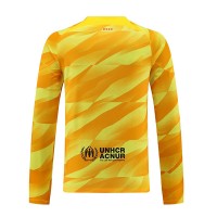 Camisa de Futebol Barcelona Goleiro Equipamento Alternativo 2023-24 Manga Comprida